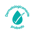 ícono dermatológicamente probado