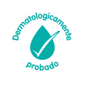 ícono dermatológicamente probado